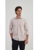 1506238-01 Chemise effet vintage coupe confort - Beige