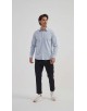 1506238-02 Chemise effet vintage coupe confort - Bleu