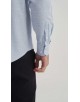 1506238-02 Chemise effet vintage coupe confort - Bleu