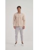 1506239-4 Chemise à rayures coupe confort - Beige