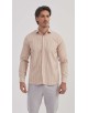 1506239-4 Chemise à rayures coupe confort - Beige