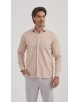 1506239-4 Chemise à rayures coupe confort - Beige