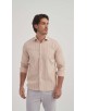 1506239-4 Chemise à rayures coupe confort - Beige