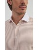 1506240-2 Chemise à rayures coupe confort - Beige