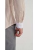 1506240-2 Chemise à rayures coupe confort - Beige