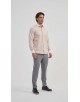 1506240-2 Chemise à rayures coupe confort - Beige