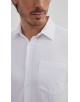 1506242-1 Chemise nid d'abeille coupe confort - Blanc