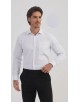 1506242-1 Chemise nid d'abeille coupe confort - Blanc