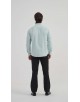 1506242-2 Chemise nid d'abeille coupe confort - Vert sauge