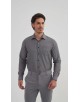 1506242-4 Chemise nid d'abeille coupe confort - Noir