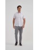 1506368-01 Chemisette carreaux tartan - Blanc