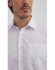 1506368-01 Chemisette carreaux tartan - Blanc