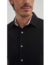 1506368-02 Chemisette carreaux tartan - Noir