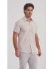 1506368-03 Chemisette carreaux tartan - Beige