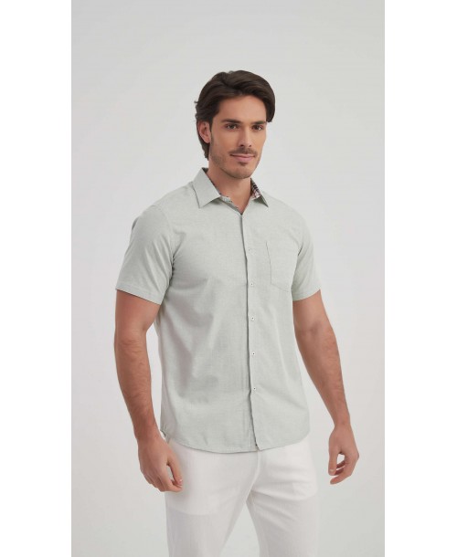 1506368-05 Chemisette carreaux tartan - Vert