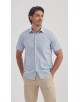 1506368-04 Chemisette carreaux tartan - Ciel