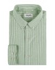 2502-5 Chemise en oxford - Vert & Blanc