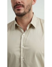 SAT-254-10 Chemise en coton compact - Beige