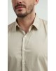 SAT-254-10 Chemise en coton compact - Beige