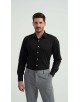 SAT-254-2 Chemise en coton compact - Noir
