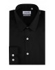 SAT-254-2 Chemise en coton compact - Noir