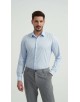 SAT-254-5 Chemise en coton compact - Ciel