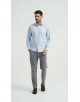 SAT-254-5 Chemise en coton compact - Ciel