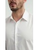 SAT-254-6 Chemise en coton compact - Ivoire