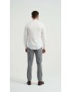 SAT-254-6 Chemise en coton compact - Ivoire