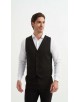V020-1 Gilet de costume - Noir 