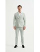 COS-H033 2 pieces double breasted suit (T46 to T58) - Sage green