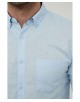LIN-80-02 Chemise bleu ciel en lin