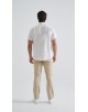 LIN-92-21 Chemisette en lin - Blanc
