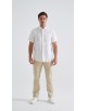 LIN-92-21 Chemisette en lin - Blanc