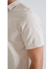 LIN-92-23 Chemisette en lin - Beige