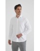 1506241-01 Chemise coton piqué coupe confort - Blanc