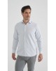1506241-02 Chemise coton piqué coupe confort - Ciel