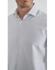 1506241-02 Chemise coton piqué coupe confort - Ciel