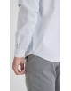 1506241-02 Chemise coton piqué coupe confort - Ciel