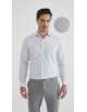 1506241-02 Chemise coton piqué coupe confort - Ciel