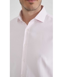1506241-03 Cotton pique shirt comfort fit - Pink