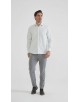 1506241-04 Chemise coton piqué coupe confort - Vert sauge