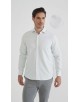 1506241-04 Chemise coton piqué coupe confort - Vert sauge