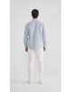 1506243-04 Chemise coton piqué coupe confort - Bleu