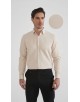 1506243-03 Chemise coton piqué coupe confort - Champagne