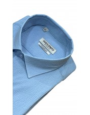GOF-600-02 Chemise en gaze de coton - Ciel