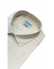 GOF-600-03 Chemise en gaze de coton - Beige