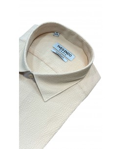 GOF-600-03 Chemise en gaze de coton - Beige