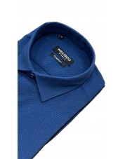 GOF-600-04 Chemise en gaze de coton - Marine