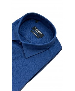GOF-600-04 Chemise en gaze de coton - Marine